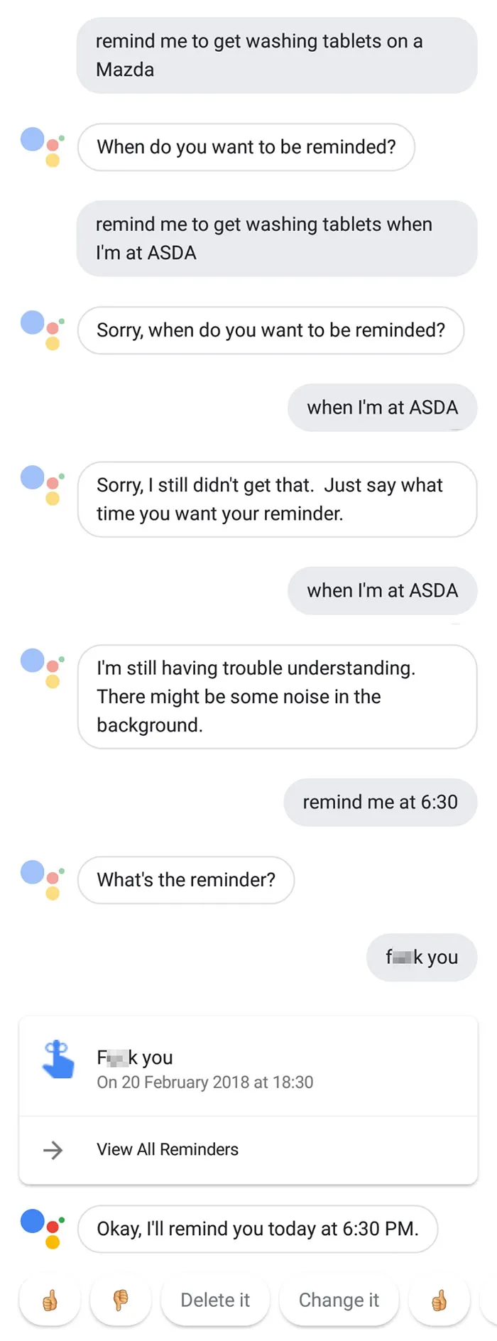 Setting A Reminder