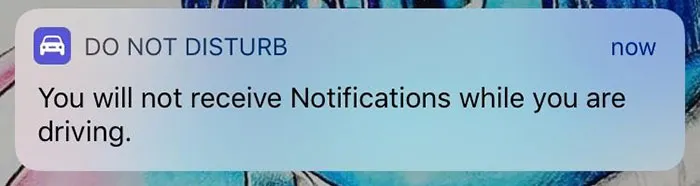 I Was Driving, And My Phone Vibrated In My Pocket To Tell Me This