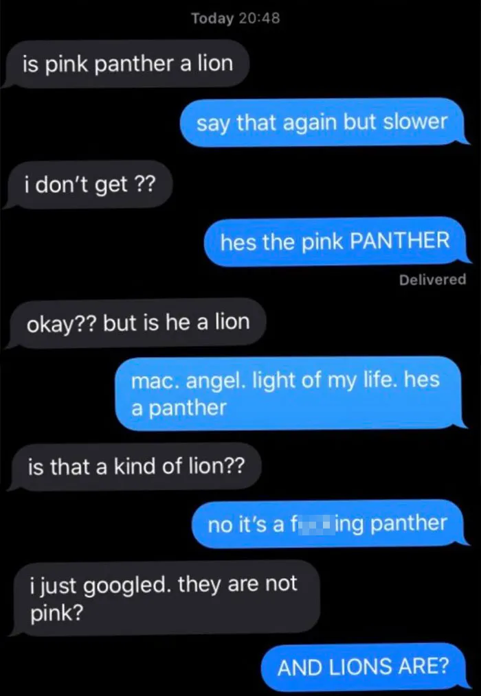 You’ve Never Seen A Pink Lion?