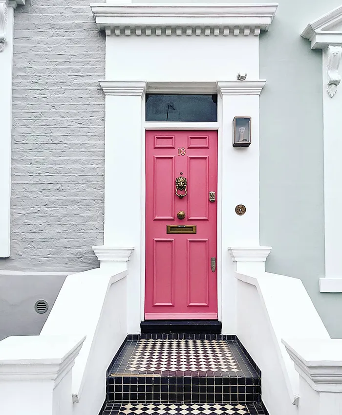 These 30 Charming Front Doors Around London Look Like They're Part Of Sets In A Wes Anderson Movie