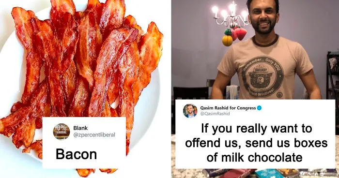 Someone Harasses Muslim Man With Pictures Of Bacon, He Says The Real Way To Offend Him Is Milk Chocolate To Troll Them
