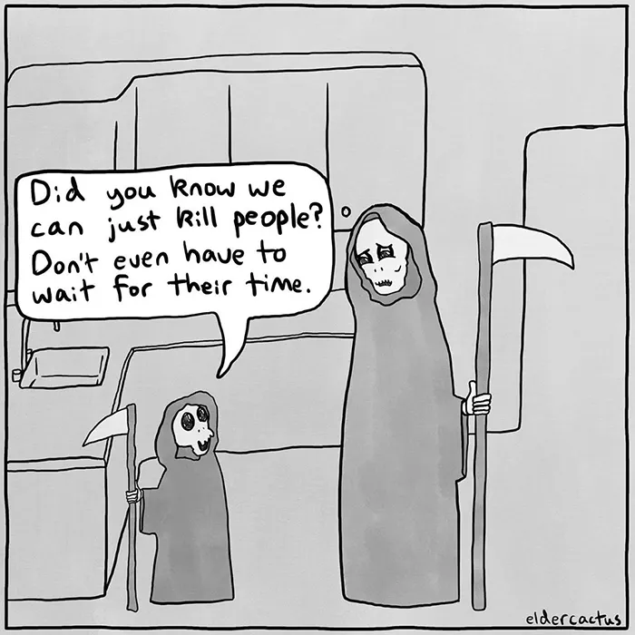 Artist With A Wonderfully Absurd Sense Of Humor Shares His Hilarious Comic Strips (30 Pics)