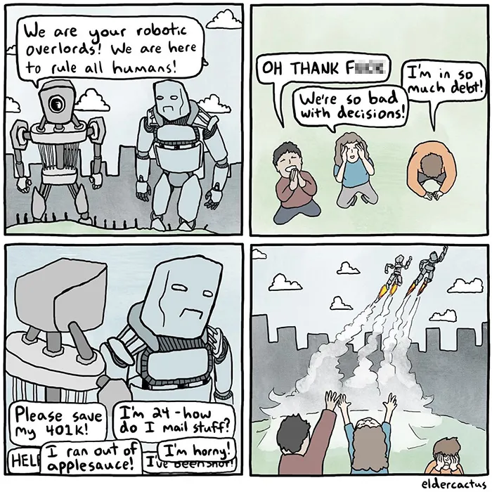 Artist With A Wonderfully Absurd Sense Of Humor Shares His Hilarious Comic Strips (30 Pics)