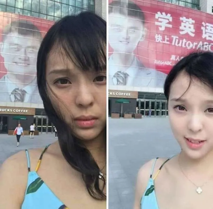 She Looks Better Without It Though....