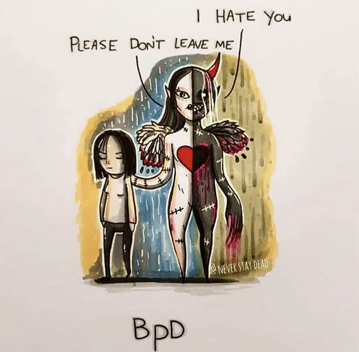 Artist Visualizes Common Disorders And Mental Illnesses As Monsters (11 Pics)