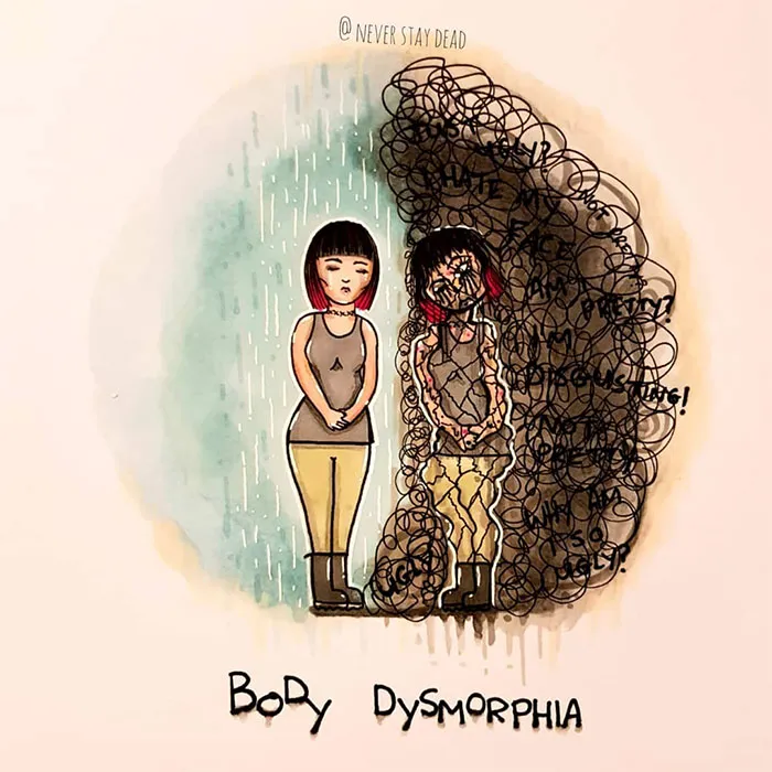 Artist Visualizes Common Disorders And Mental Illnesses As Monsters (11 Pics)