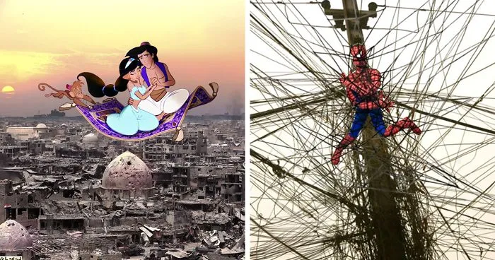 I Use The Help Of Drawings And Cartoon Characters To Show The Sad Reality Of My Country (10 New Pics)