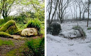 Incredible Living Sculpture In The Lost Gardens Of Heligan Changes Its Appearance With The Seasons