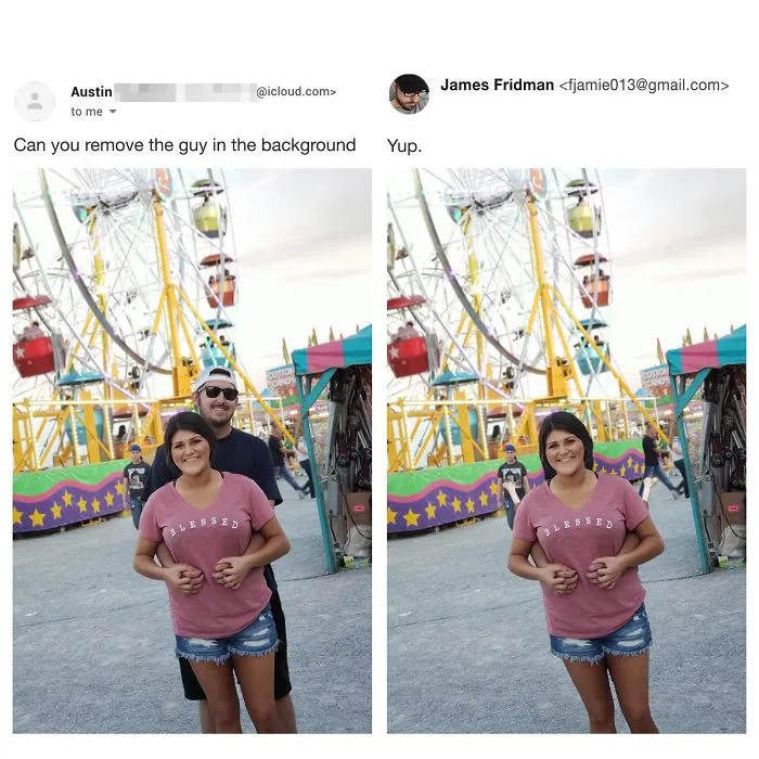 Photoshop Troll Who Takes Photo Requests Too Literally Strikes Again, And The Result Is Hilarious (17 Pics)