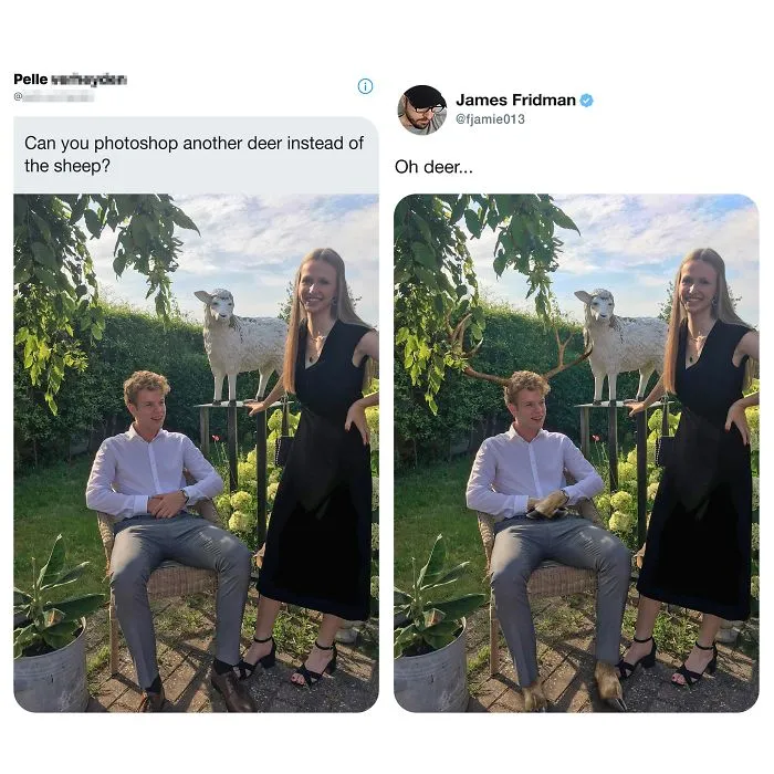 Photoshop Troll Who Takes Photo Requests Too Literally Strikes Again, And The Result Is Hilarious (17 Pics)
