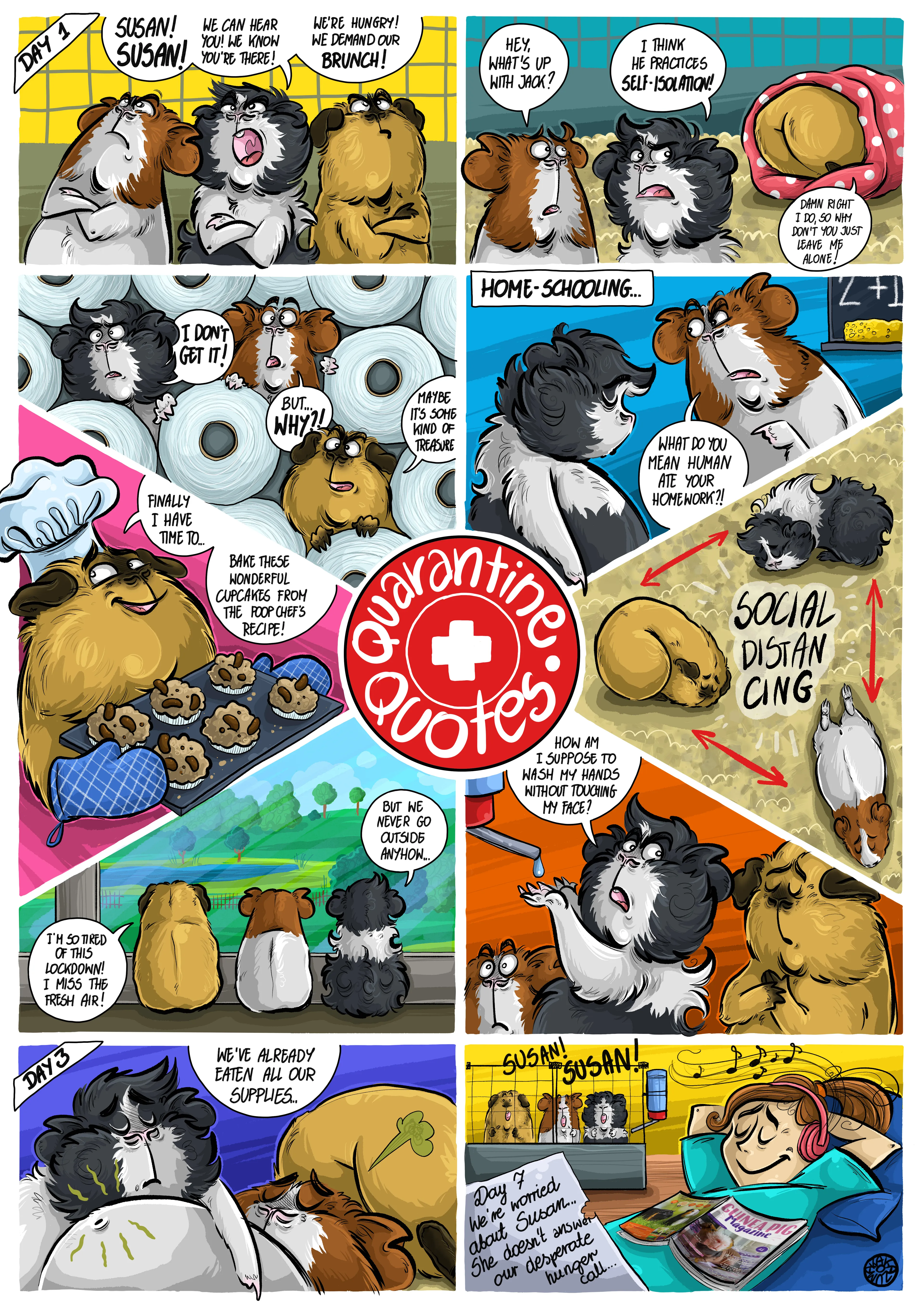I Make Funny Comics About My Guinea Pigs And Cosplayed Them Into Various Characters