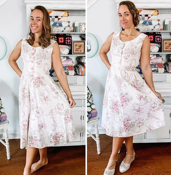 Esta mujer modifica ropa vieja de 2ª mano para crear nuevas prendas, y aquí tienes 21 de sus mejores creaciones
