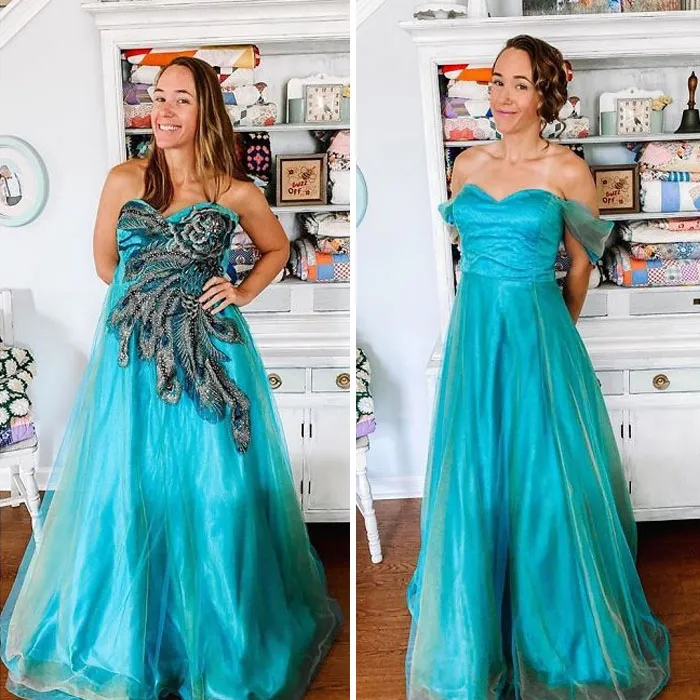 Esta mujer modifica ropa vieja de 2ª mano para crear nuevas prendas, y aquí tienes 21 de sus mejores creaciones