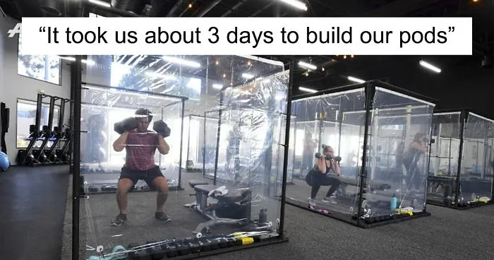 This California Gym Built Ten Feet Individual Pods For Working Out And People Have Mixed Feelings About It