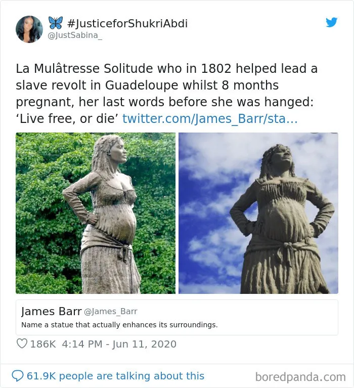 Twitter Users Share 29 Statues That Are Better Than The Ones Protesters Are Tearing Down