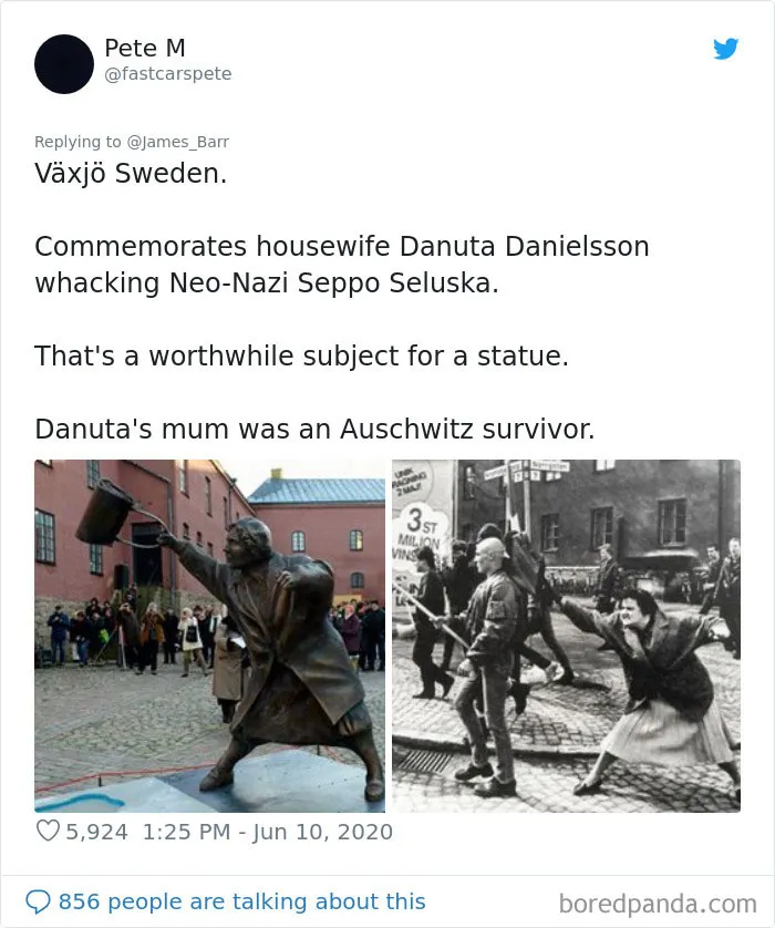 Twitter Users Share 29 Statues That Are Better Than The Ones Protesters Are Tearing Down
