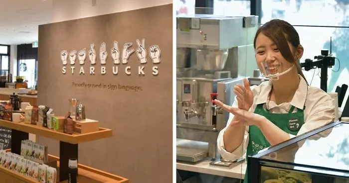 Starbucks Opens A Store In Japan Where All Of The Staff Is Fluent In Sign Language