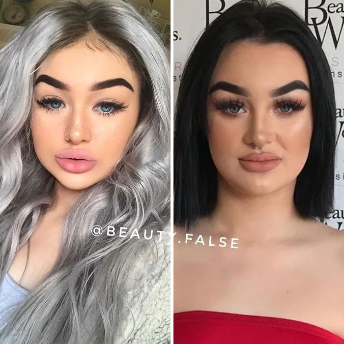 Esta cuenta de Instagram saca a la luz a influencers que mienten sobre su apariencia (30 fotos)