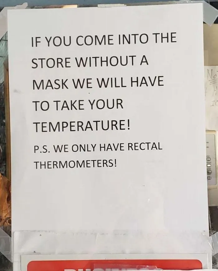 22 Funny, Straightforward Signs About The Coronavirus Situation Put Up By Shops And Restaurants