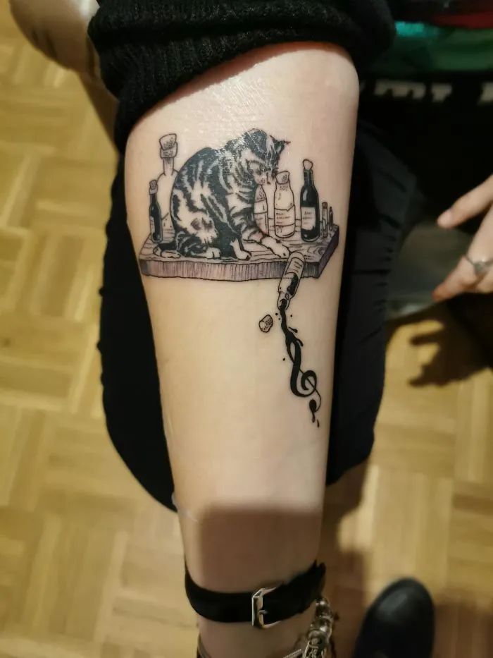 40 Personas que se hicieron preciosos tatuajes de gatos