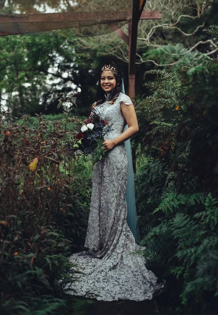 Got This Beautiful Dress For My Halloween Wedding Handmade On Etsy For $311 With Rush Shipping Included.