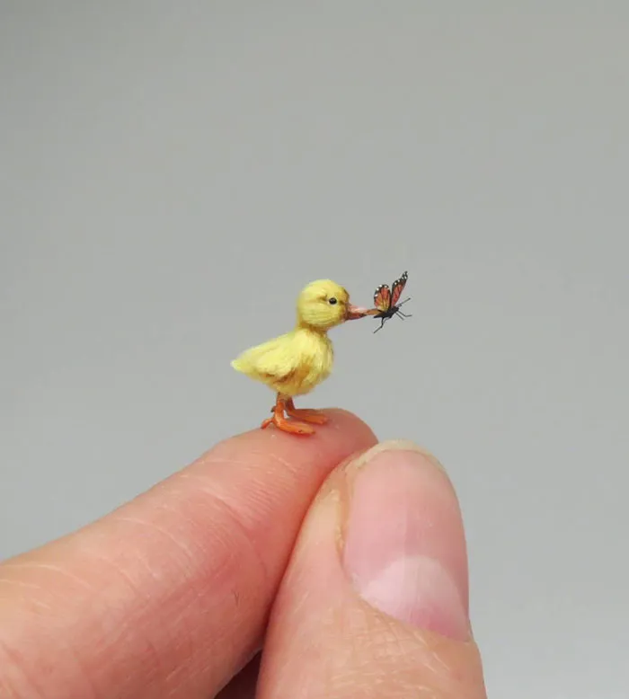 30 Biologically Accurate Miniature Animals Created By Renowned Hungarian Artist Fanni Sandor