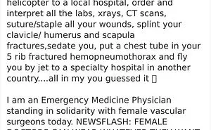 Female Medical Professionals Are Posting Pics Of Them Wearing Bikinis Vs. Work Clothes To Shame Sexist Study