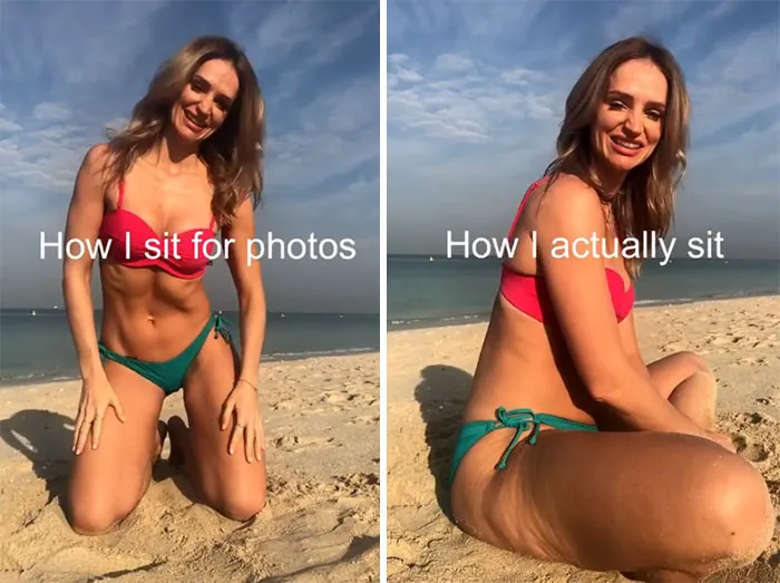 Ironically, This 33-Year-Old Who Exposes 'Perfect' Instagram Models Has More Followers Than Most Of Them (30 Pics)