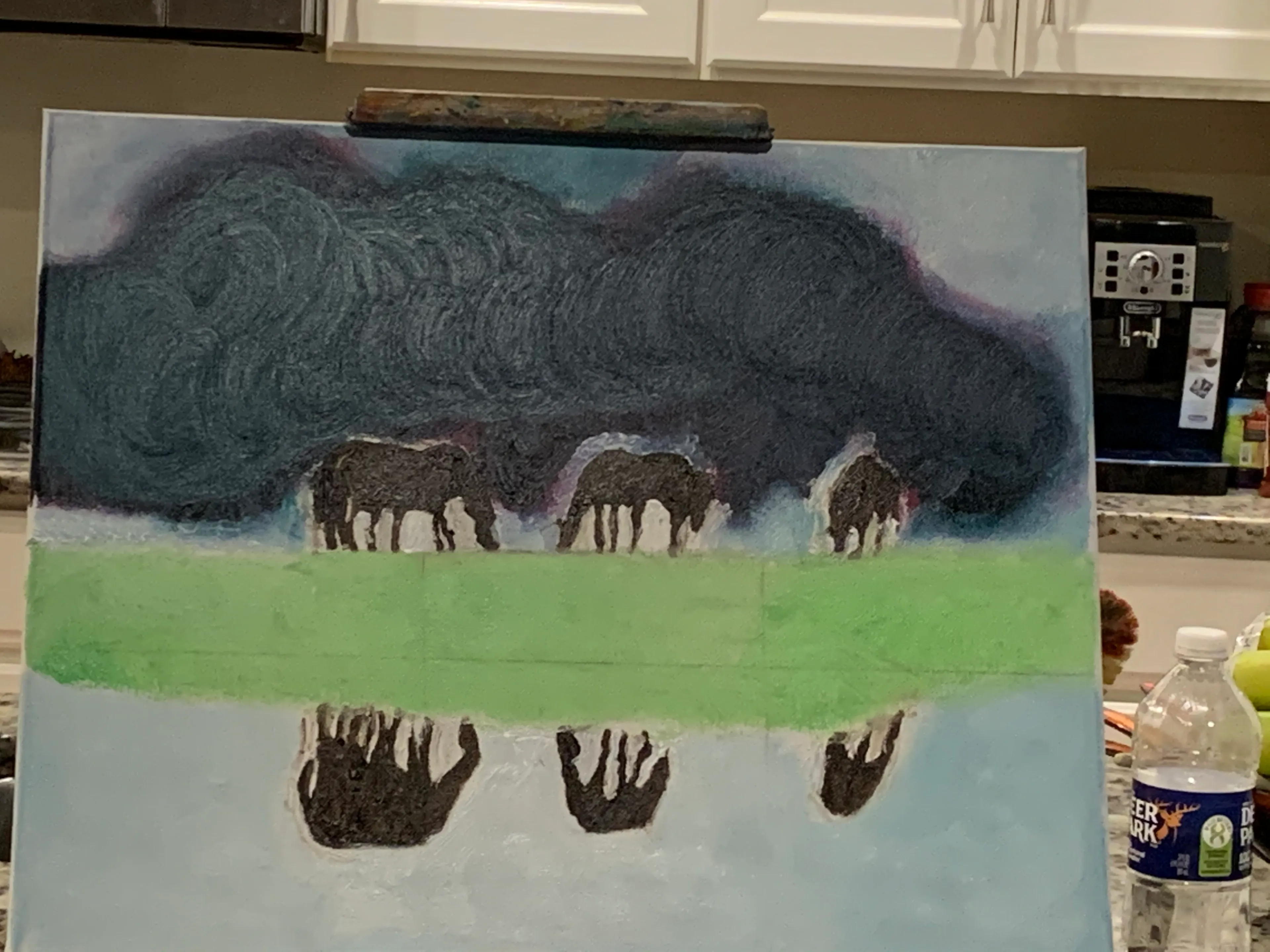 Progression Of Horse Painting