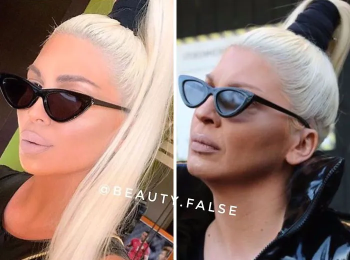Esta cuenta de Instagram saca a la luz a influencers que mienten sobre su apariencia (30 fotos)