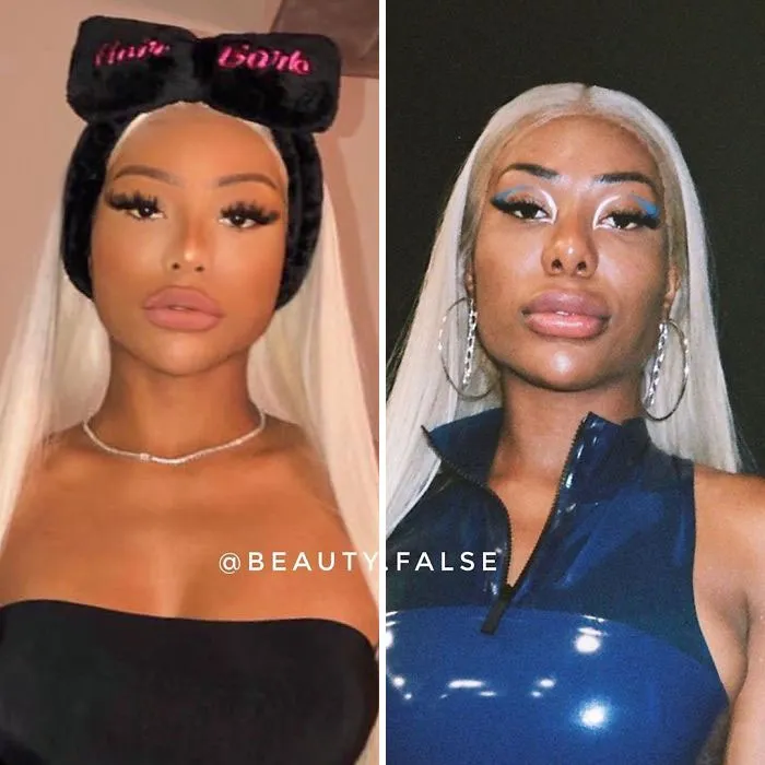 Esta cuenta de Instagram saca a la luz a influencers que mienten sobre su apariencia (30 fotos)