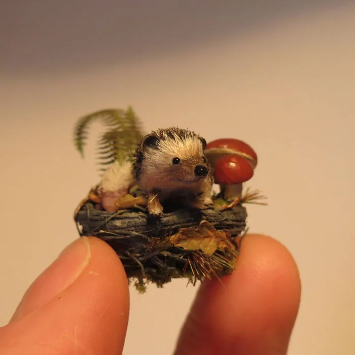 30 Biologically Accurate Miniature Animals Created By Renowned Hungarian Artist Fanni Sandor