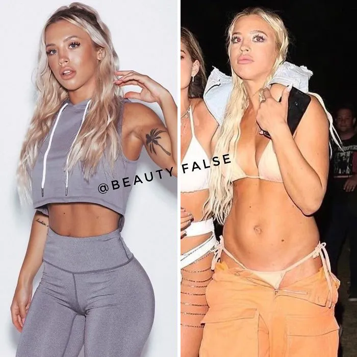 Esta cuenta de Instagram saca a la luz a influencers que mienten sobre su apariencia (30 fotos)