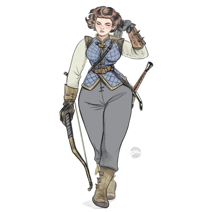 He ilustrado a 24 mujeres con diferentes tipos de cuerpo como si fueran poderosas guerreras