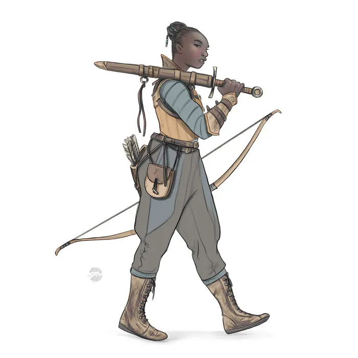 He ilustrado a 24 mujeres con diferentes tipos de cuerpo como si fueran poderosas guerreras