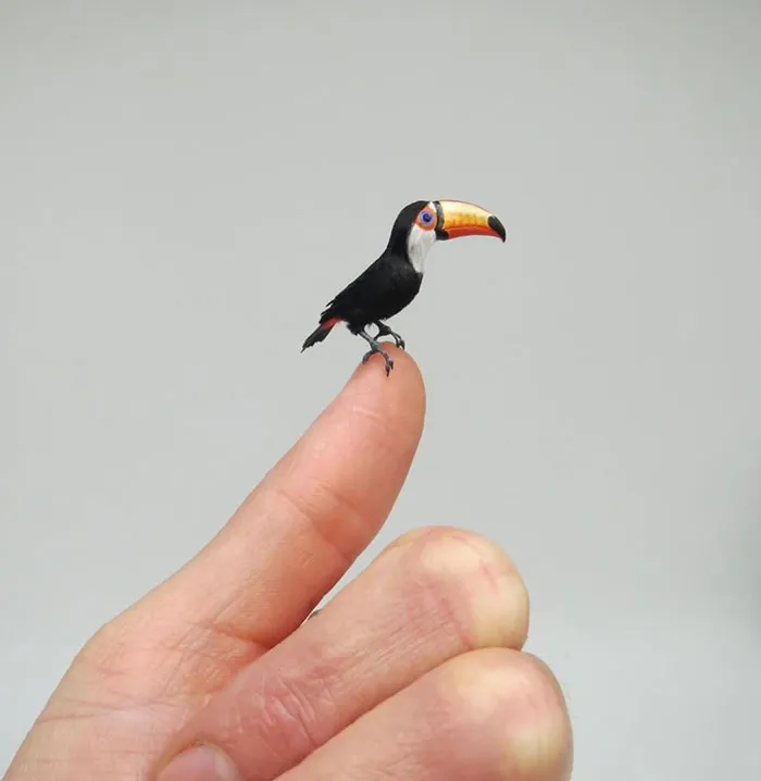 30 Biologically Accurate Miniature Animals Created By Renowned Hungarian Artist Fanni Sandor