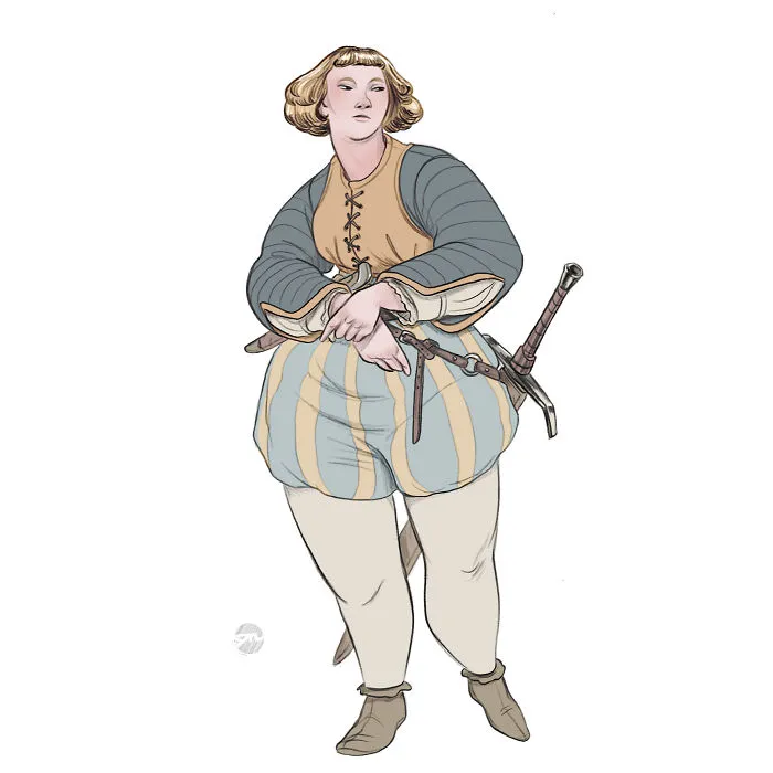 I Illustrated These 24 Women Of Different Body Types As Powerful Warriors
