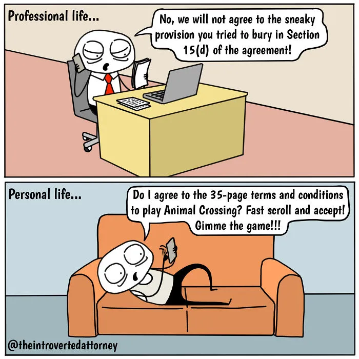 I Draw Funny Comics Based On My Experiences As A Lawyer