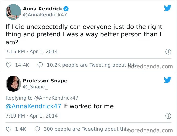 Snape Leaves Hilarious And Savage Comments On Twitter And Here Are His 30 Best Ones