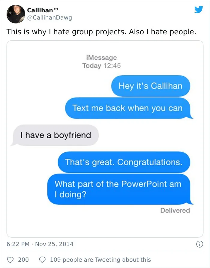 47 Pics That Illustrate Why People Hate Group Projects