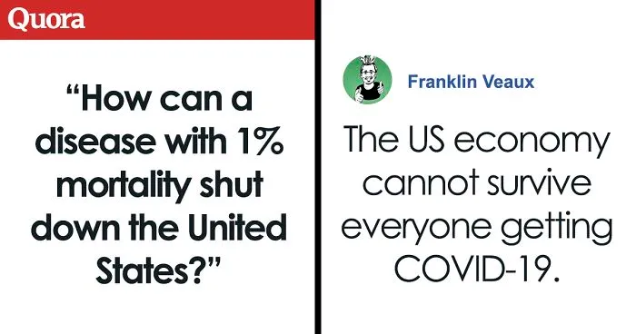 "But It's Only 1% Fatal!" Person Shuts Down Covidiots By Giving Some Gruesome Numbers Of Possible Victims