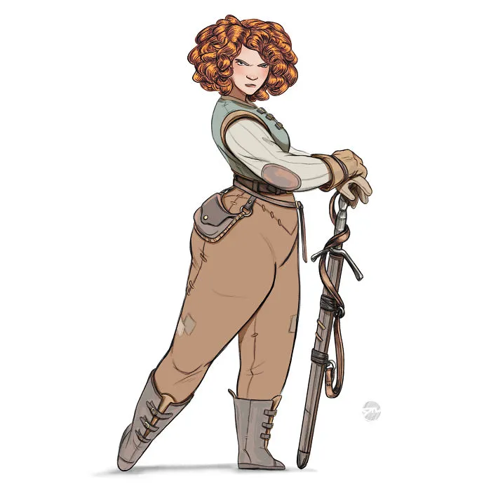 He ilustrado a 24 mujeres con diferentes tipos de cuerpo como si fueran poderosas guerreras