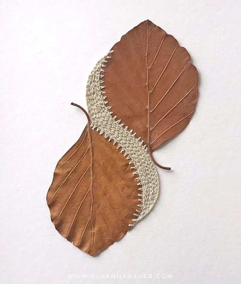 Recent Piece From Leaf Artist Susanna Bauer, 'Stream'