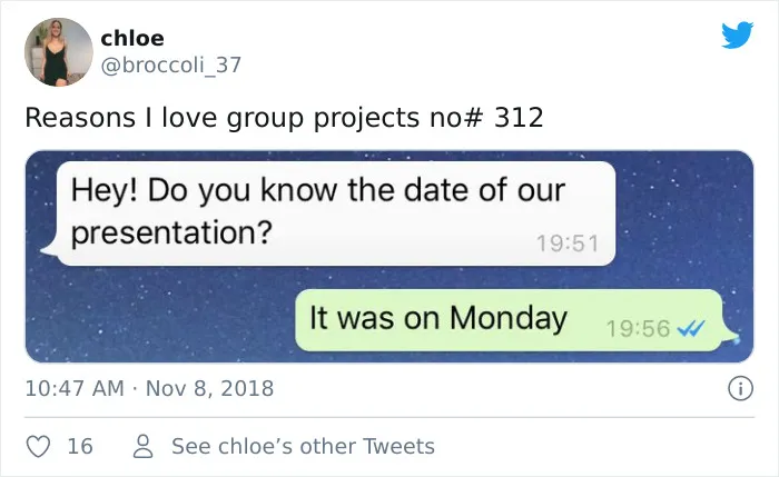 47 Pics That Illustrate Why People Hate Group Projects