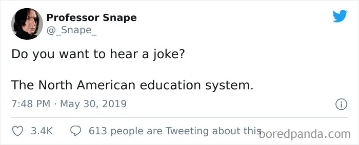 Snape Leaves Hilarious And Savage Comments On Twitter And Here Are His 30 Best Ones
