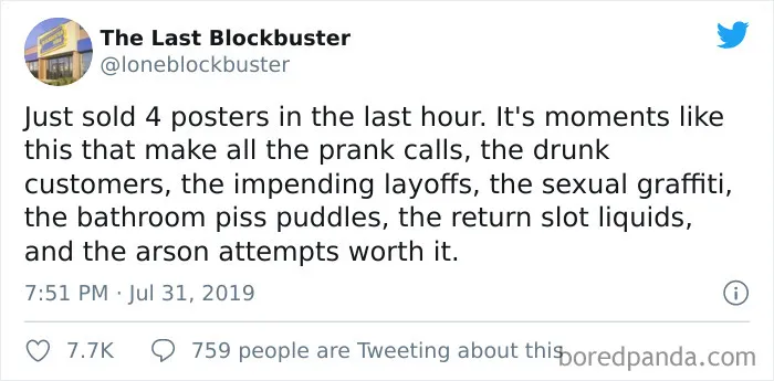 30 Of The Funniest Gems From "The Last Blockbuster" Twitter Account (New Pics)