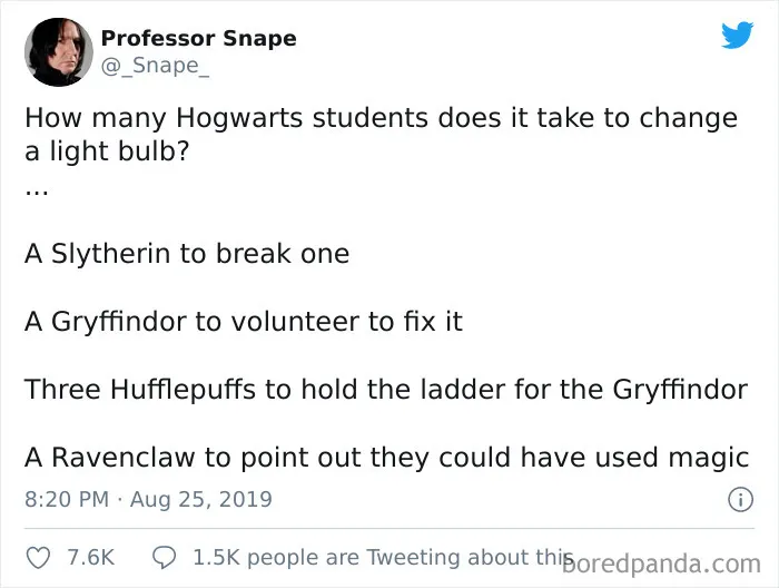 Snape Leaves Hilarious And Savage Comments On Twitter And Here Are His 30 Best Ones