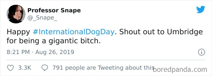 Snape Leaves Hilarious And Savage Comments On Twitter And Here Are His 30 Best Ones