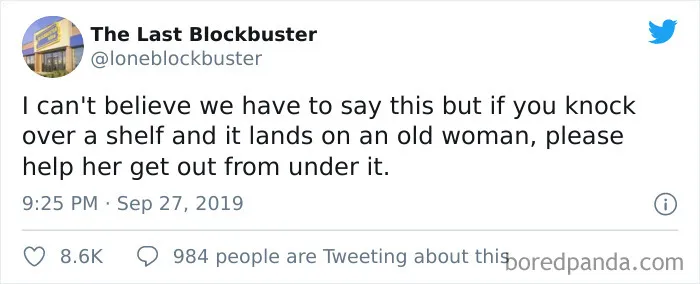 30 Of The Funniest Gems From "The Last Blockbuster" Twitter Account (New Pics)