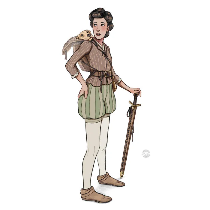 I Illustrated These 24 Women Of Different Body Types As Powerful Warriors